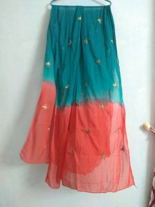 Red And Blue Long Dress For Women