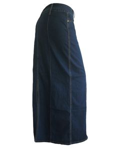 Y2k Denim Maxi Skirt