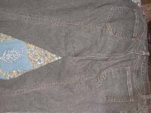 Women's Grey Bootcut Jeans