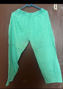Comfortable Green Printed Palazzos