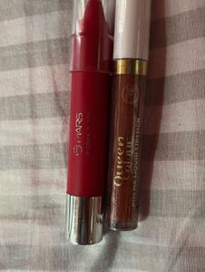Mars Lip Stick & Queen Colour Liquid Lipstick