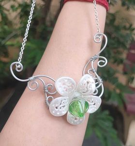 Enchanted Faerie Garden Necklace 🧚‍♀️🌸🌿