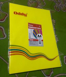 Oddy Fluorescent A4 Paper - 50 Sheets