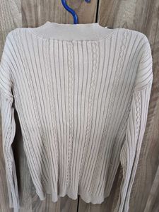 Knit V-Neck Sweater