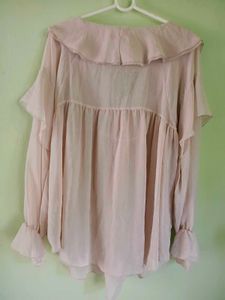 Flowy Ruffled Chiffon Blouse