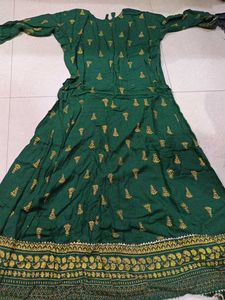 Beautiful Green Kurta Set with Dupatta