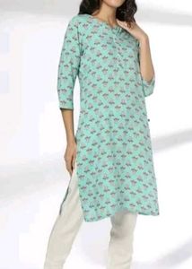 Aqua Printed Kurta comfortable for summer
