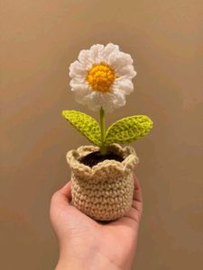 sunflower, rose Crochet flower Plants🌸