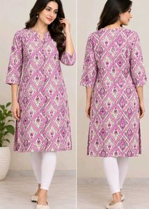 Combo Pack of 2 Printed Kurtis