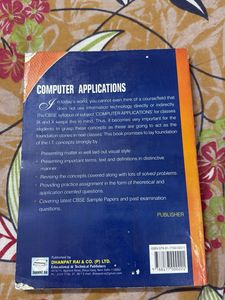 Computer Applications Textbook for Class X