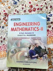 Spectrum Engineering Mathematics-II Book
