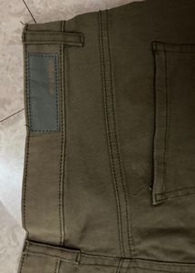 Men's Olive Green Casual Chinos HIGHLANDER