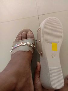 crystal nude heels