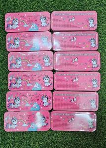 Cute Unicorn Pencil Box 12 pcs