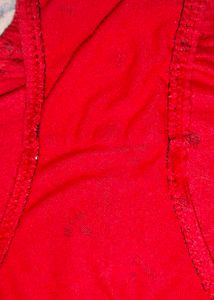 Red Printed Panties