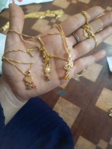 Gold Plated Necklace Set