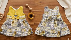 Adorable Yellow Baby Dress with Bow