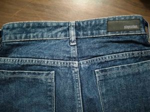 Denim Cargo Pants