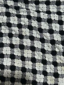 Trendy Black &amp; White Checkered Tank Top