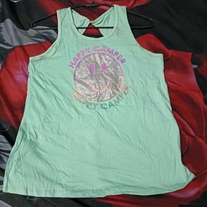 Happy Camper🅰️ Smiley Face Tank Top