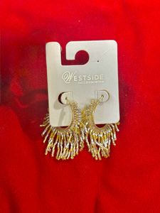 Stylish Beaded Hoop Earrings