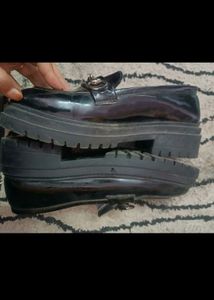 Black Leather Loafers