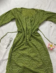 Green Kurta Only