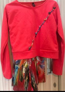 Beutiful Multicolour Top N Skirt