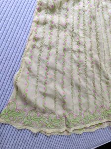 Yellow Embroidered Anarkali Kurta