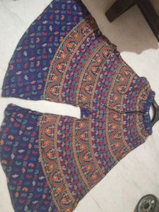 Cotton Umbrella Palazzo