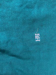 Teal V-Neck Sweater