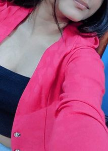 Hot Pink Textured Blazer💗