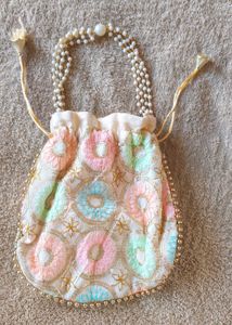 Embroidered Potli Bag