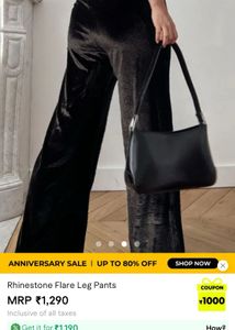 flare y2k jc inspired velour leggings