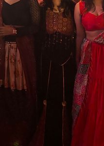 Ajrak Lehenga Choli