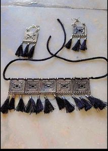 Boho Choker & Earring Set