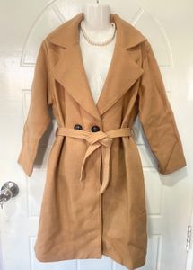 Elegant Tan Trench Coat