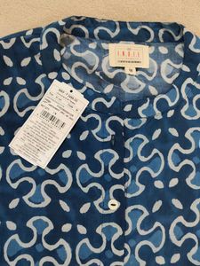 Blue Printed Kurta