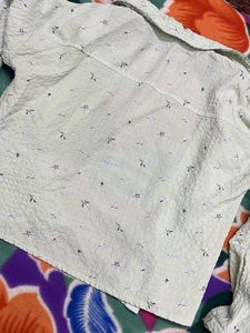 Floral Print Button-Down Shirt