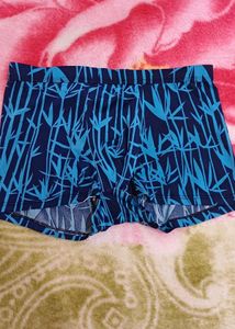 Men's Blue Bamboo Boxer Shorts