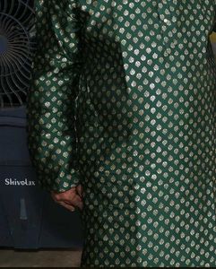 Green Wedding Kurta