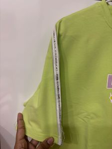 Lime Green "Lookin Cute" Graphic Tee