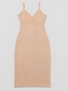 Beige shimmer bodycon dress | Party wear | XS-S