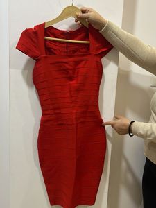 Red Bodycon Mini Dress