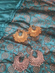 combo🫰Boho Jhumka Earrings Set   free surprise gi