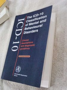 ICD-10 Classification of Mental Disorders