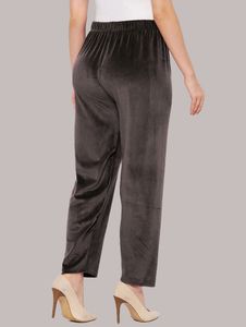3XL New Velvet Warm Dark Brown Fur Night Pyjam