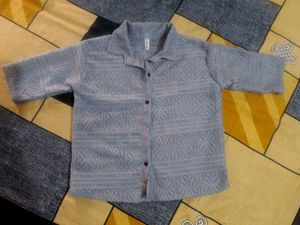 Grey Patterned Top