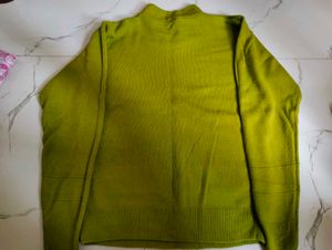Lime Green Knit Sweater