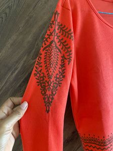 Boho Print Crop Top